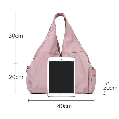 Women Dry / Wet Gym Bag with Separation - no Code - Light Blue