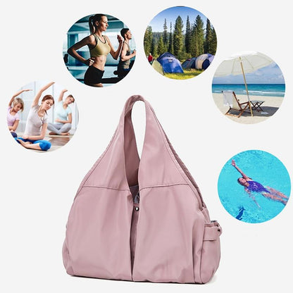 Women Dry / Wet Gym Bag with Separation - no Code - Light Blue