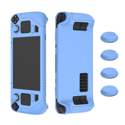 Silicone Game Controller Cover with 4 Key Caps - Protective - Luminous Green