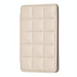 Grid Pattern Card Bag Sticker For Mobile Phones - Beige