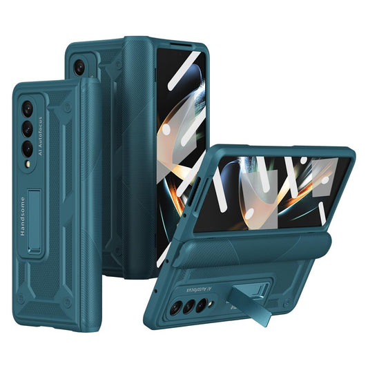 Shockproof Secure Hinge Phone Case for Samsung Galaxy z Fold 4 5g - Green