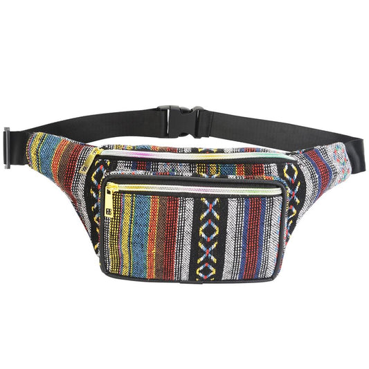 Boho Ethnic Style Waist Bag 34 X 15Cm - Style-D