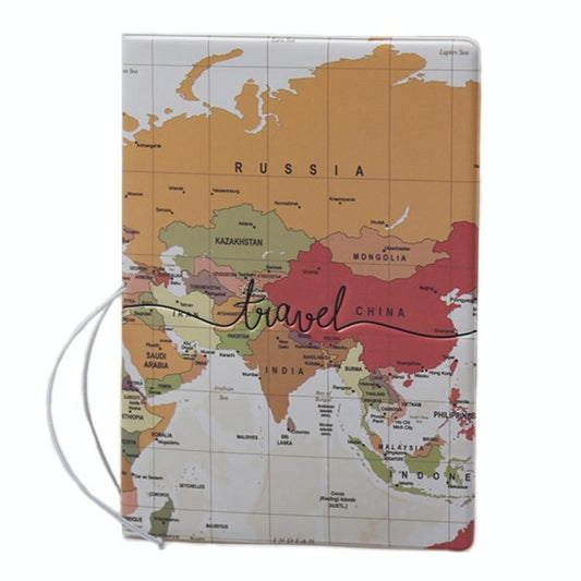 Passport Cover For Travel Abroad 3D Map Design - Tr1