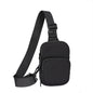 Universal Nylon Chest Bag For 5.5 Inch -7.2 Inch Phones Fashionable And Functional - Black