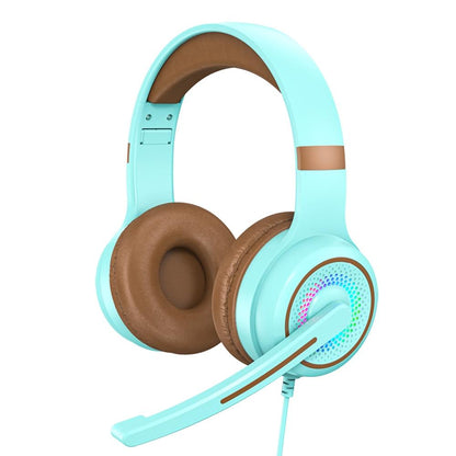 Led Bass Stereo Gaming Headset With Mic - Black