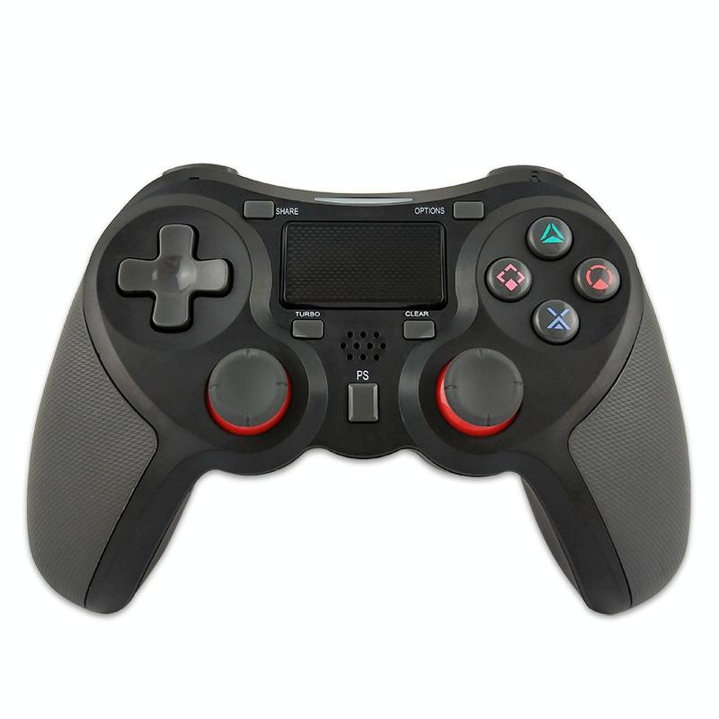 Wireless Bluetooth Game Controller for Ps4 - Rubberized - Orange