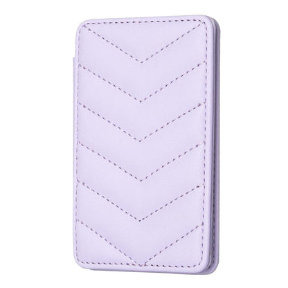 Wave Pattern Card Bag Back Sticker For Mobile Phones - Beige