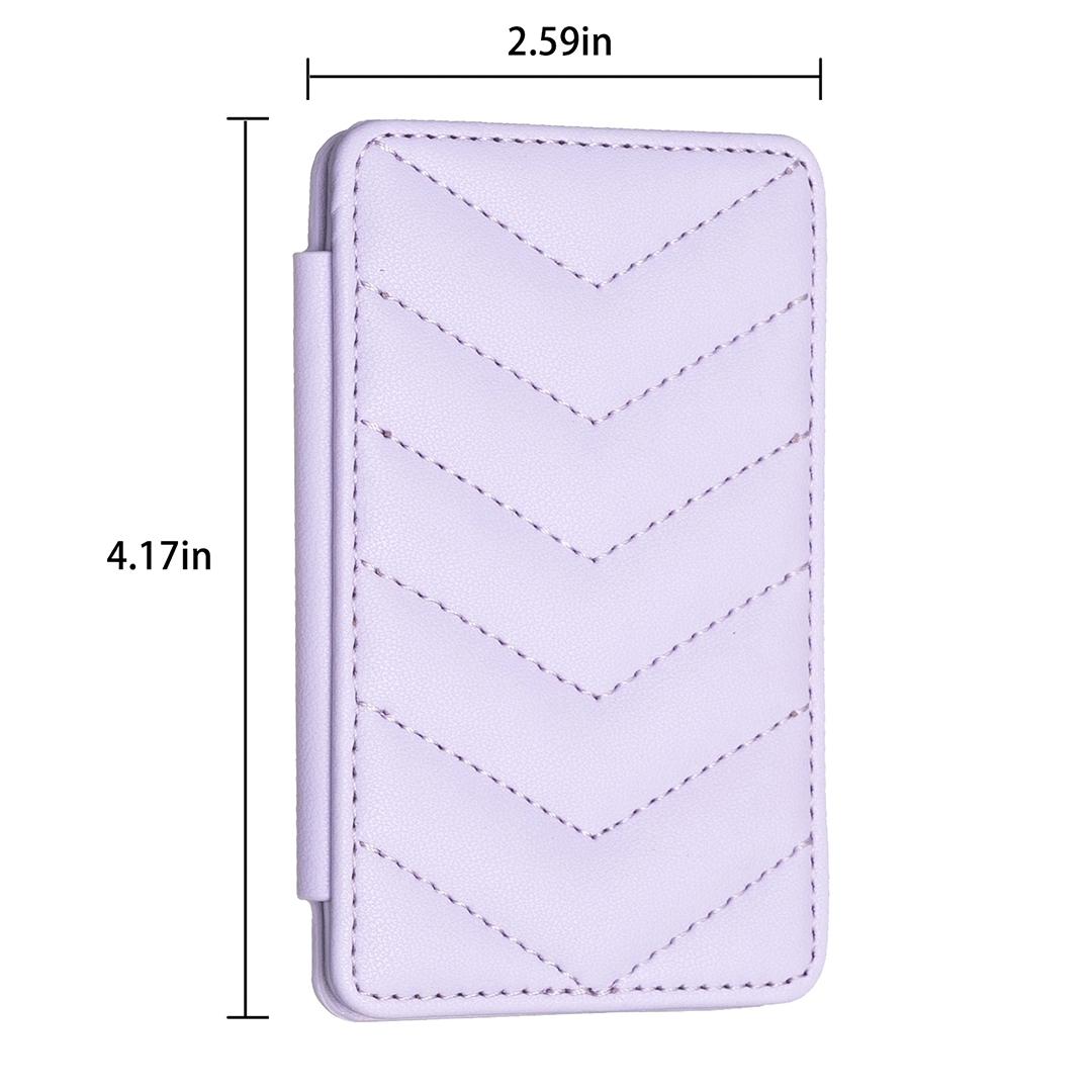 Wave Pattern Card Bag Back Sticker For Mobile Phones - Beige