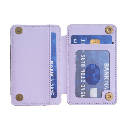 Wave Pattern Card Bag Back Sticker For Mobile Phones - Beige