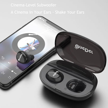 Waterproof Tws Bluetooth Earphones - Hd Stereo Sound - Orange