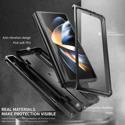 Foldable Shockproof Phone Case for Samsung Galaxy z Fold 4 / 5g - Green