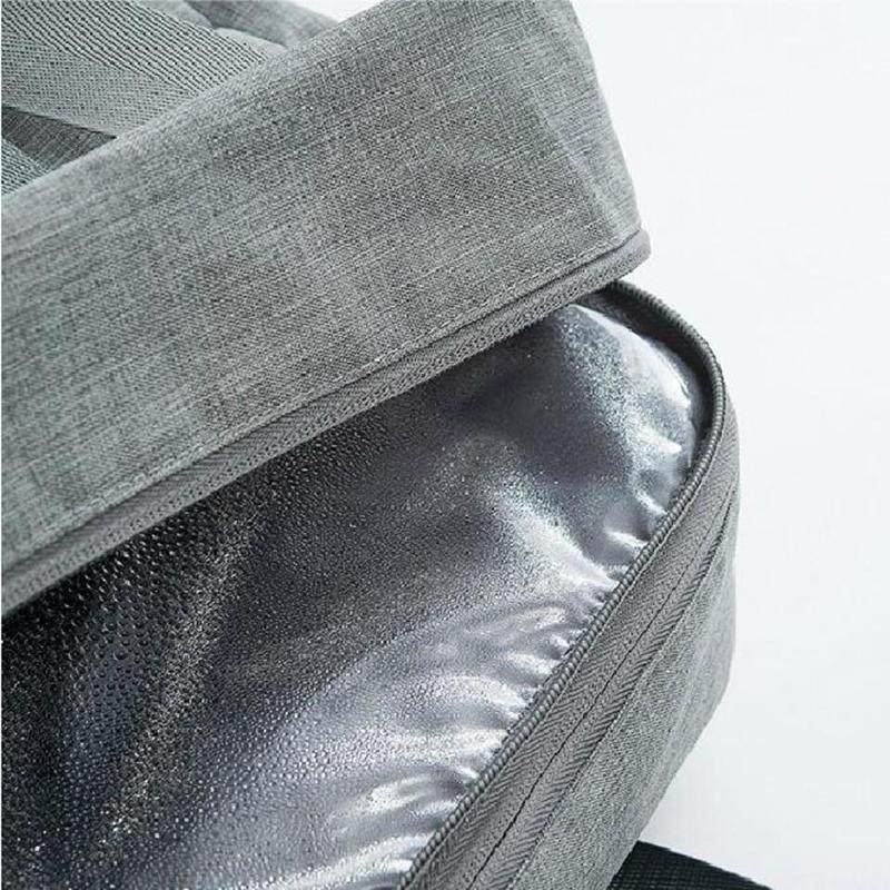 Travel-Ready Waterproof Beach Bag With Double Layer Design - Navy Blue