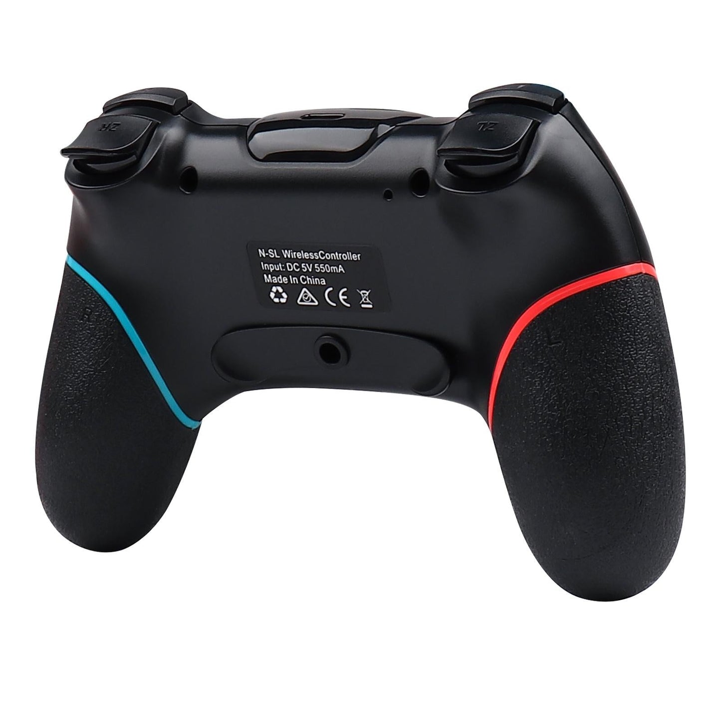 Macro Wireless Pro Controller with Wake-up Function - Black Red Blue