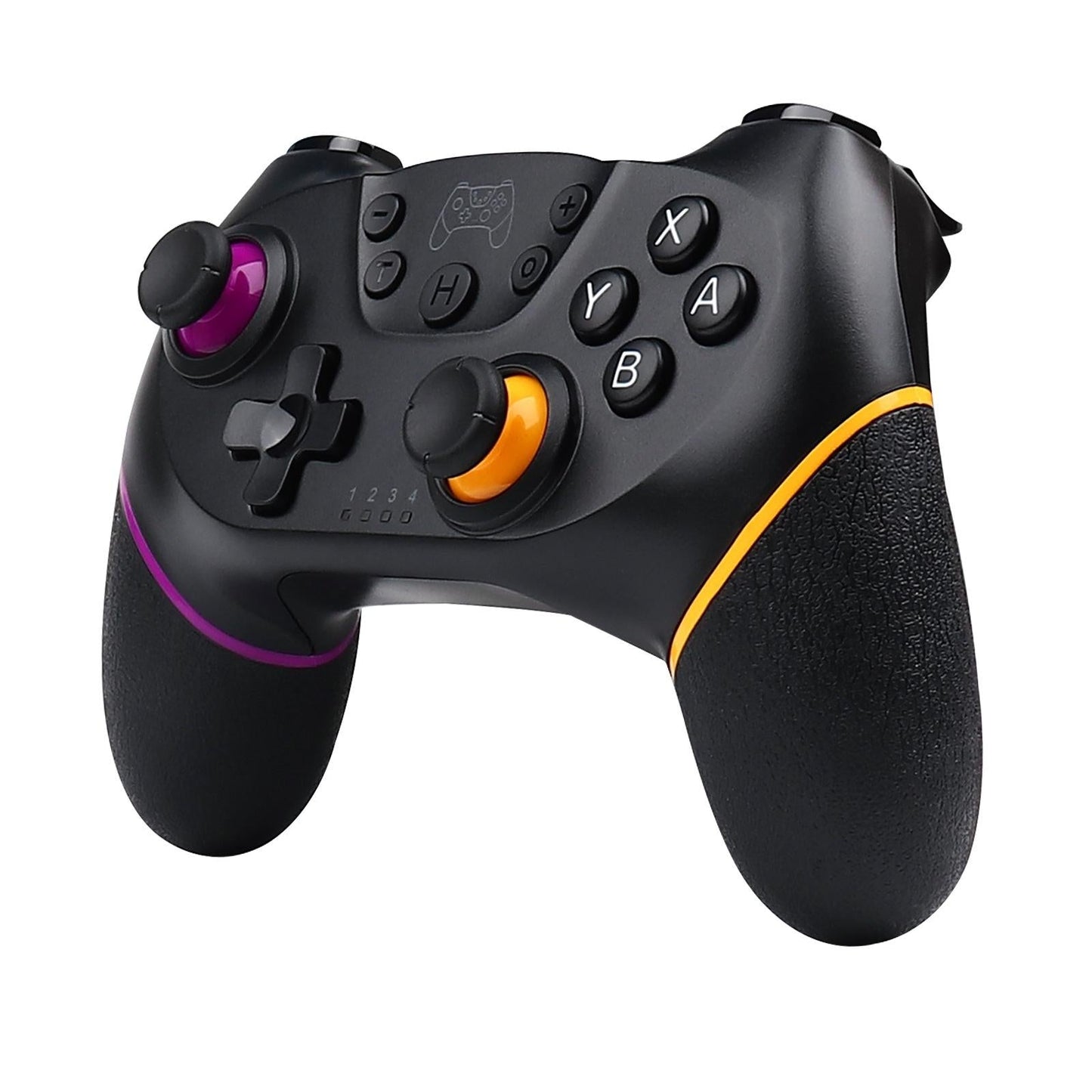 Macro Wireless Pro Controller with Wake-up Function - Black Red Blue