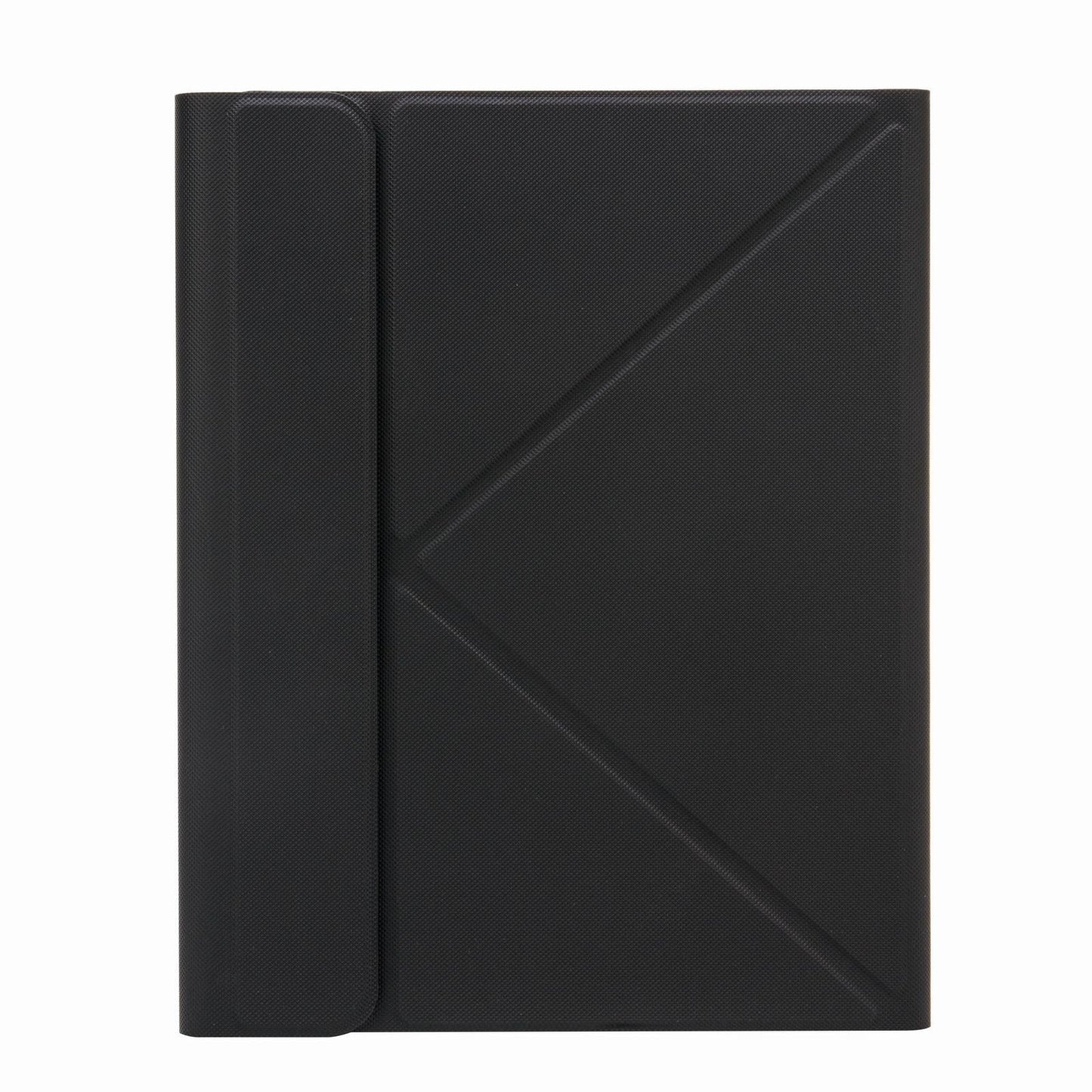 Bluetooth Keyboard Leather Case For Ipad 9.7 2018 / 2017 With Three-Fold Holder - Black