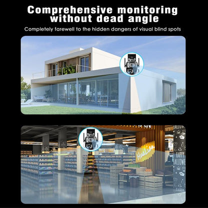 Waterproof Wifi Camera With Dual Light Source And 4Mp Zoom