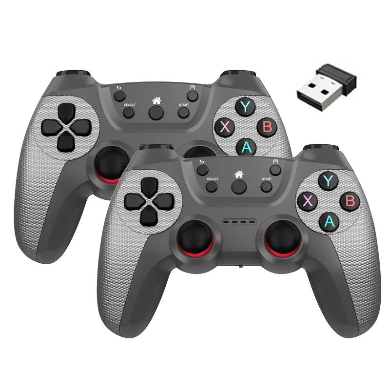 2.4g Wireless Controller for Pc Linux Android Tvbox - Supports Dual Connection - Rose Pink