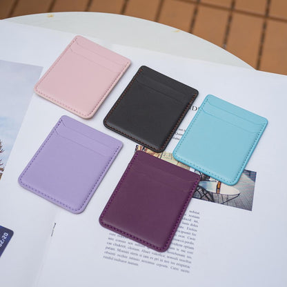 R20 Texture Card Bag Back Sticker For Mobile Phones - Blue