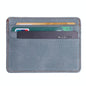 Lizard Pattern Pu Leather Card Holder Compact Bank Card Set - Gray