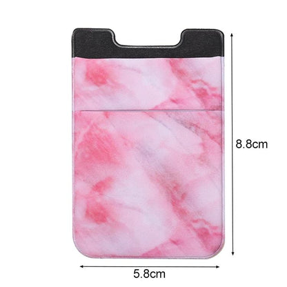 Marble Road Stretch Phone Card Holder Sticky Clip - Pink