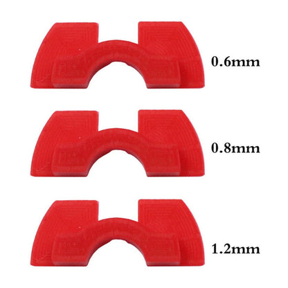3-piece Shockproof Rubber Dampers for Xiaomi M365 Scooter - Blue
