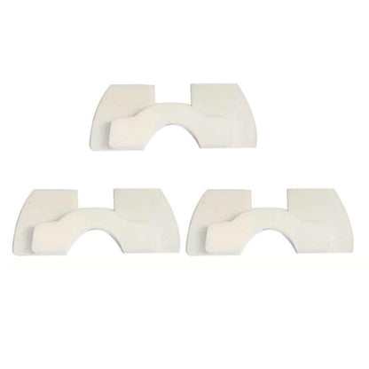 3-piece Shockproof Rubber Dampers for Xiaomi M365 Scooter - Blue