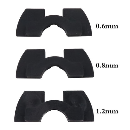 3-piece Shockproof Rubber Dampers for Xiaomi M365 Scooter - Blue