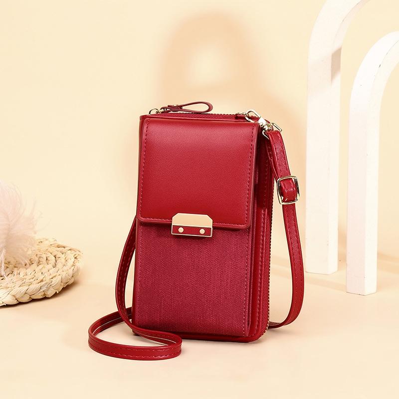 Compact Locking Crossbody For Women Essentials - Gray