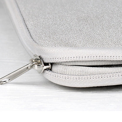 13.3 Inch Jacquard Laptop Liner Bag in Dark Gray Sheepskin