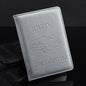 Stylish Pu Leather Driving License Holder Wallet - Grey