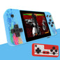 Macaron Handheld Game Console With 3.5 Screen - 800 Built-In Games For Dual Players - Blue