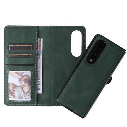 Foldable Leather Case for Samsung Galaxy z Fold 4 / 5g - Detachable - Black
