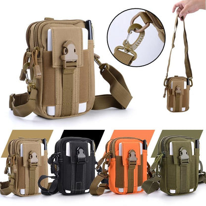 Versatile Messenger Bag With Shoulder Strap - Orange