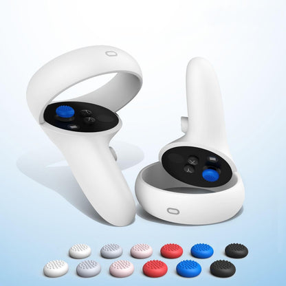 20-Piece Silicone Vr Handle Covers For Meta Quest 2 - Enhance Your Gaming Experience - Blue