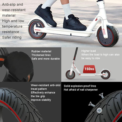 8.5 Inch Honeycomb Solid Tire for Xiaomi Electric Scooters - Black