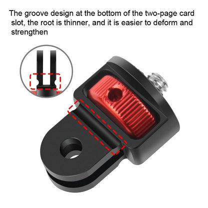 Universal Tripod Adapter For Action Cameras - 1 / 4 Inch Screw