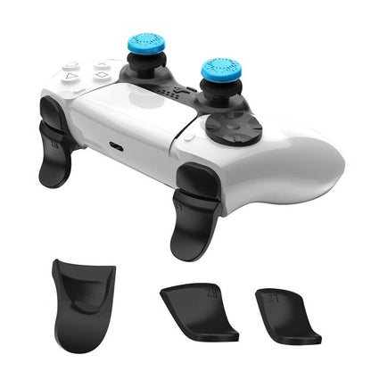 5-in-1 L1 / R1 Extended Key Game Handle for Sony Ps5 - Cross & Lengthened Keys - Black White