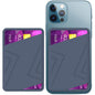 Silicone Card Case Black - Midnight Blue