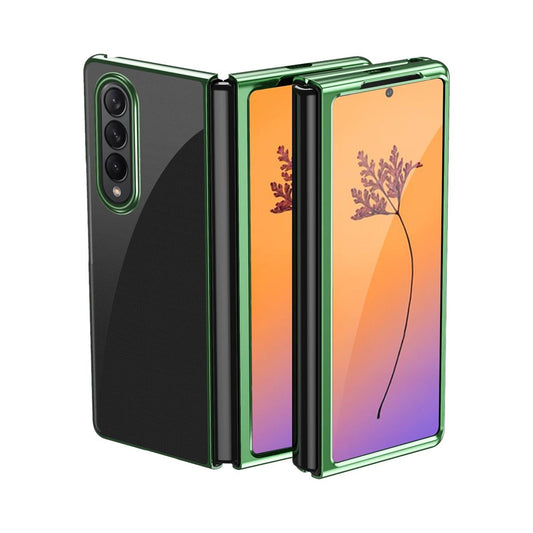 Shockproof Clear Phone Case for Samsung Galaxy z Fold 4 - Green