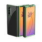 Shockproof Clear Phone Case for Samsung Galaxy z Fold 4 - Green