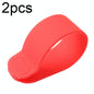 2pcs Silicone Scooter Accelerator Dial Cover for Xiaomi M365 / 1s / Pro / Max G30 / Es2 - Red