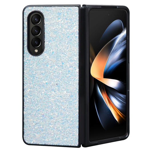 Foldable Diamond Case for Samsung Galaxy z Fold 4 - Compact and Stylish - Flash White