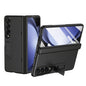 For Samsung Galaxy Z Fold4 5G Shockproof Case With Holder - All-Inclusive - Black