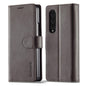 For Samsung Galaxy Z Fold4 5G Calf Leather Phone Case - Grey