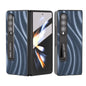 Galactic Pattern Phone Case for Samsung Galaxy z Fold 4 5g - Integrated Protection - Blue