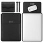 Lightweight 4-in-1 Leather Laptop Bag - 13 / 14 Inches Portable - Black