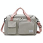 Waterproof Gym Bag For Travel - Size L - Gray Pink
