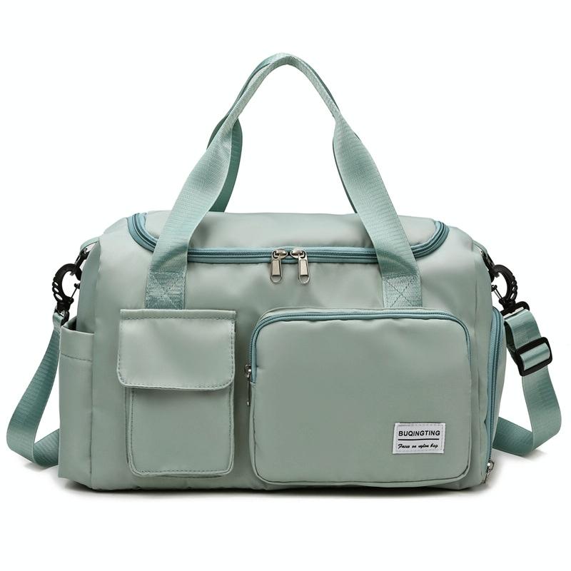 Waterproof Gym Bag For Travel - Size L - Gray Pink