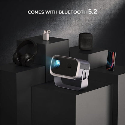 Compact Smart Home Theater Projector - Portable - Same Screen Version For Mobile Phone