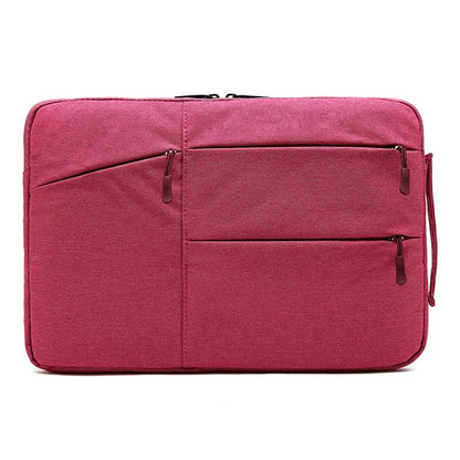13.3 Inch Business Laptop Liner Bag - Polyester Zipper Closure - Dark Gray